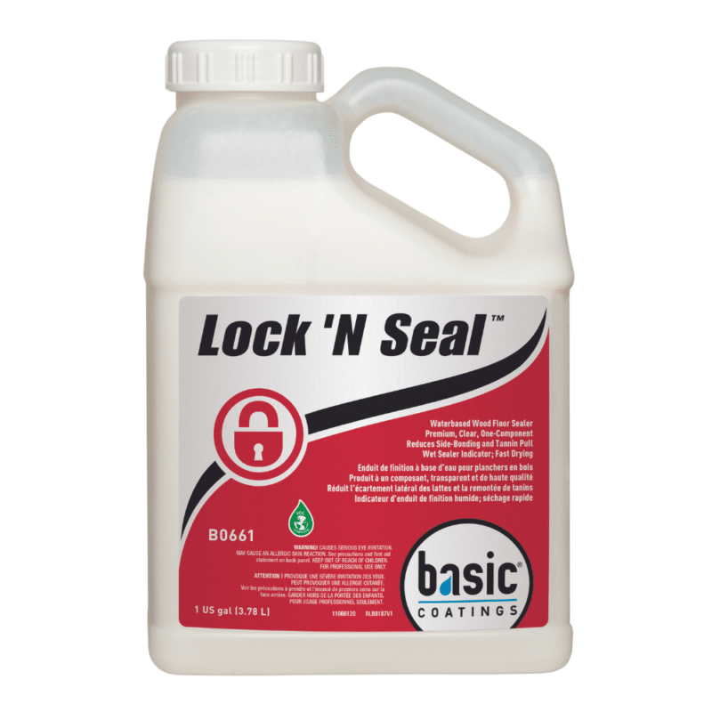 basic coatings lock 'n seal hardwood floor sealer