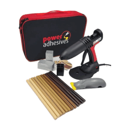 Power Adhesives Tec 830-12 Knottec Professional Wood Repair Glue Gun Kit