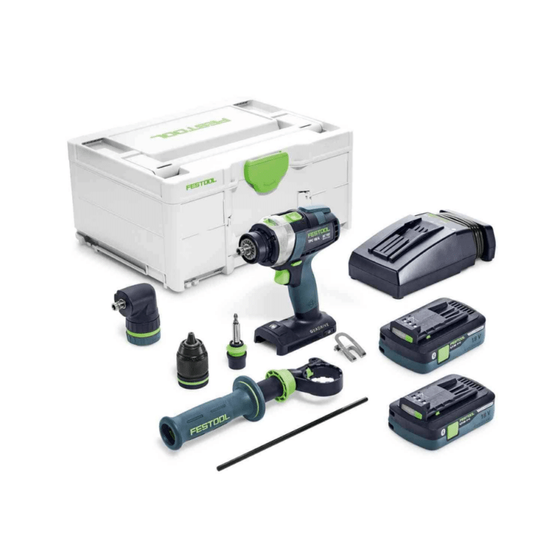 Festool Cordless Drill QUADRIVE TPC 18/4 HPC 4,0 I-Set