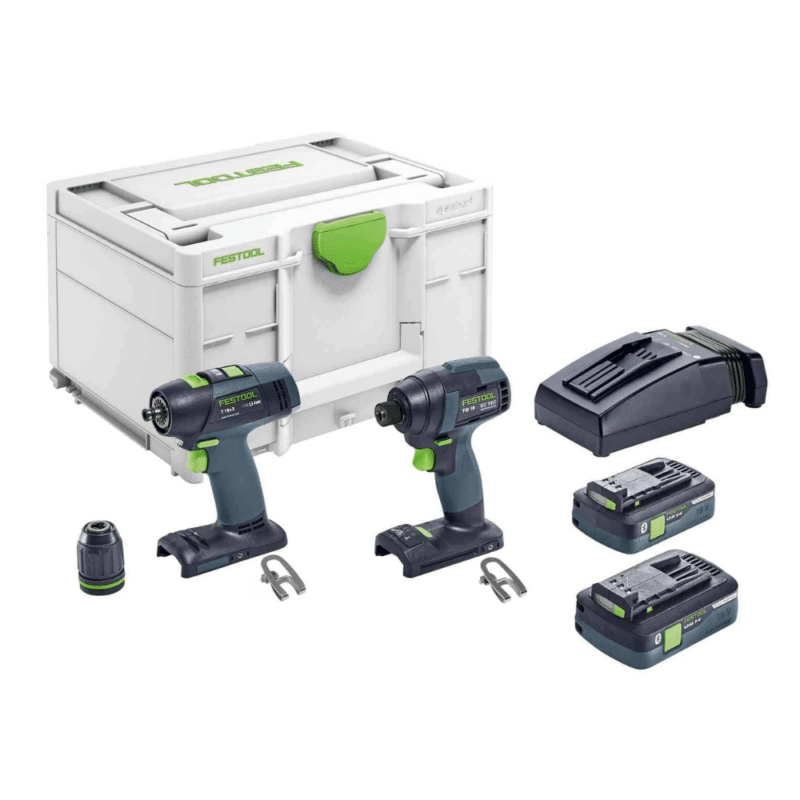 Festool Screwdriver and Drill Bit Set TID 18 HPC 4,0-I-Set T18