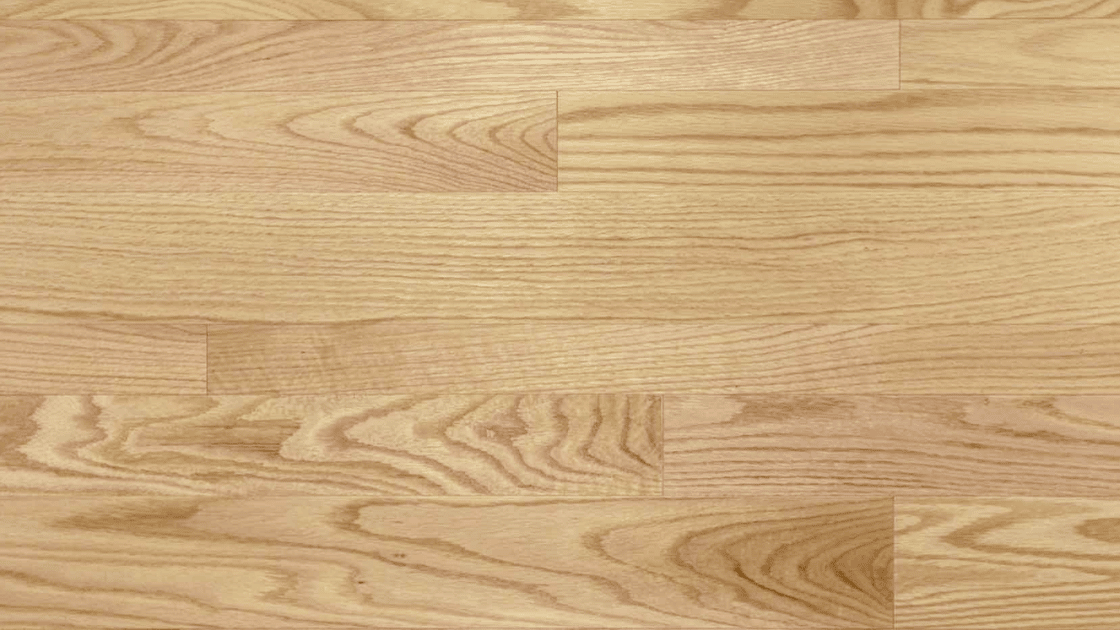 Unfinished red oak flooring