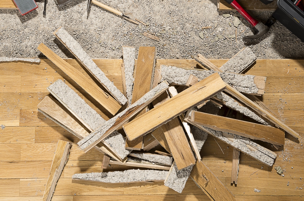 Waterproof hardwood floor