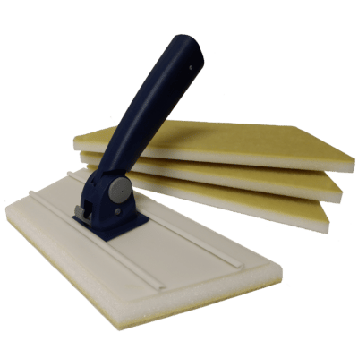 Duratool Angled Foam Trim Handle And Pad with 3 Replacement Pads