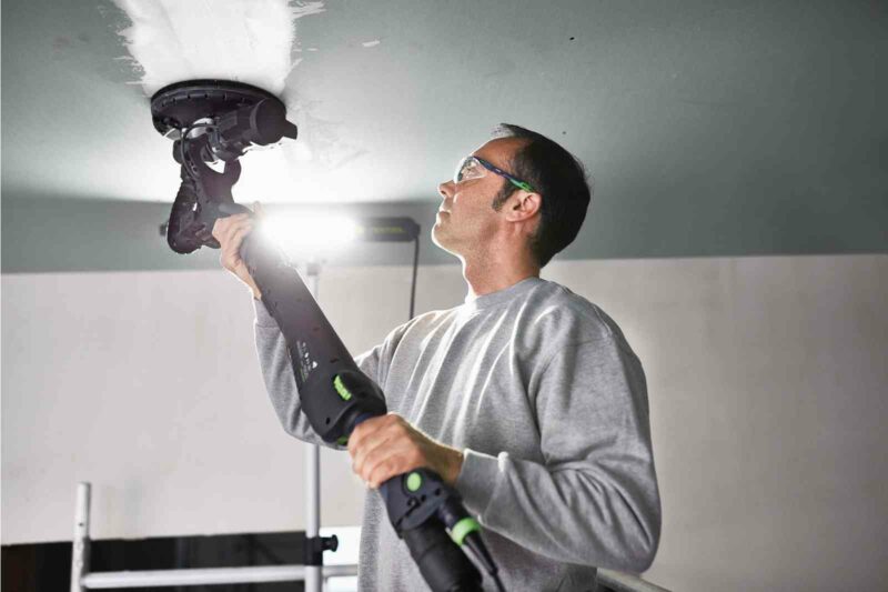Festool Inspection Light for ceiling repair and sanding