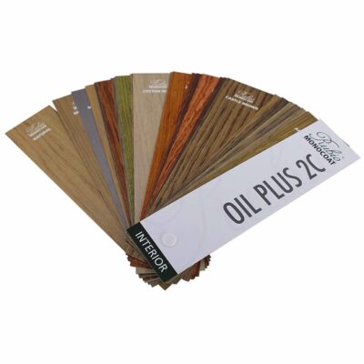 Rubio Monocoat oil plus 2c color fan deck