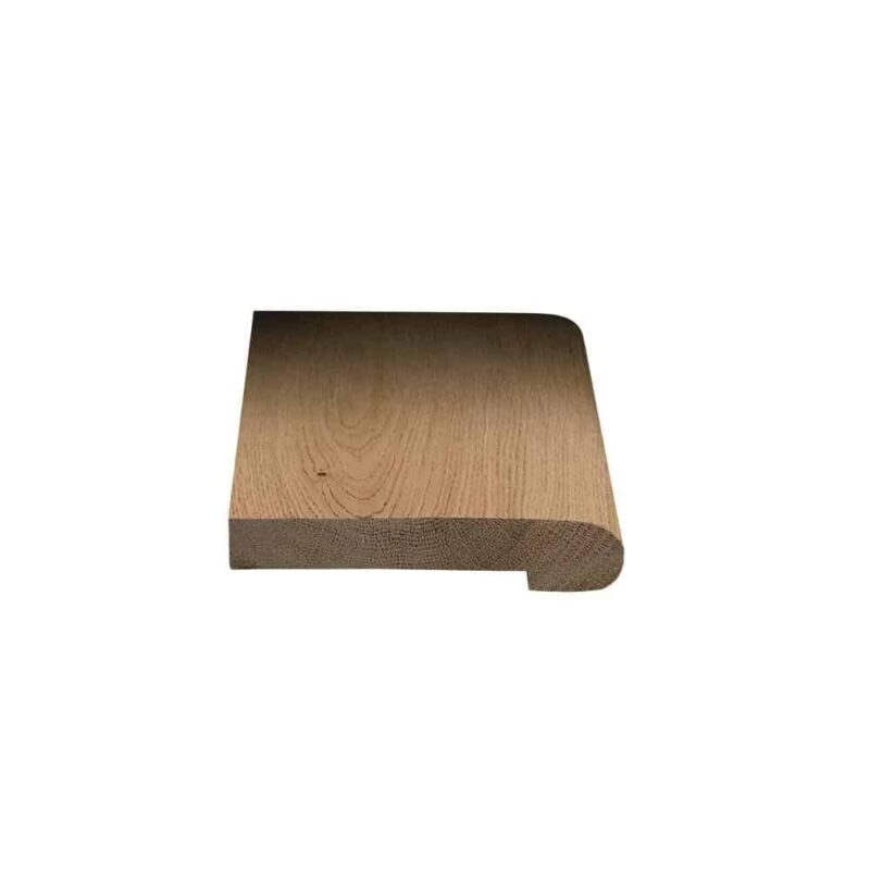 3/8"x3-1/2" White Oak Flush Stair Nose (4ft. Section)