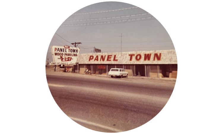 Panel Town historical exterior