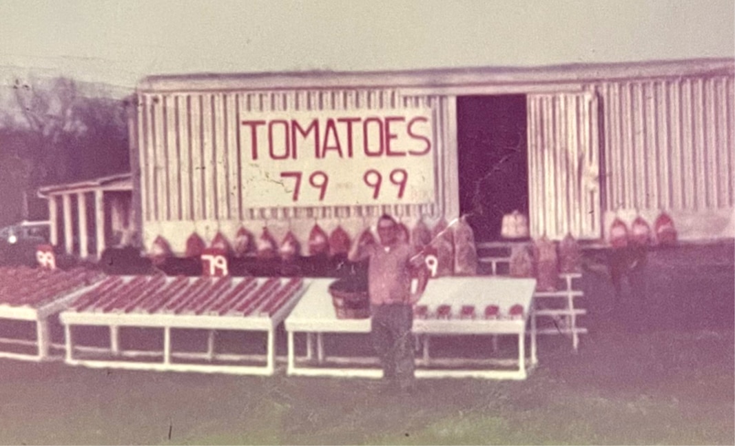 Ed and the Tomato Stand