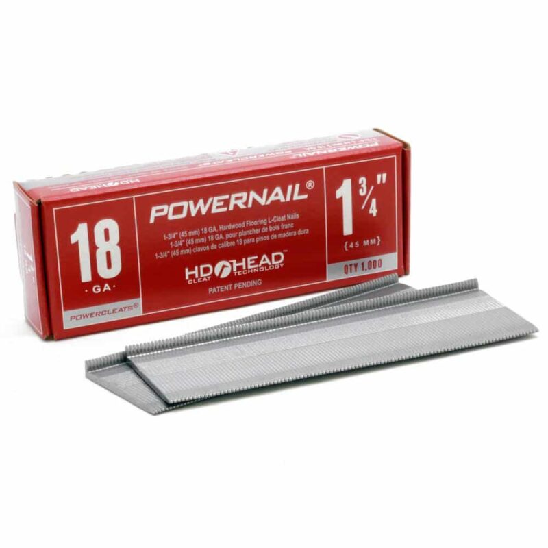 Powernail Powercleat 18 Gauge L-Cleat Cleat Nails (1000 Pack)