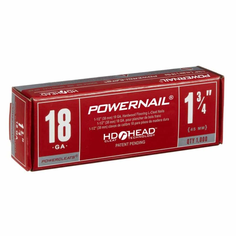 Powernail Powercleat 18 Gauge L-Cleat Cleat Nails (1000 Pack)