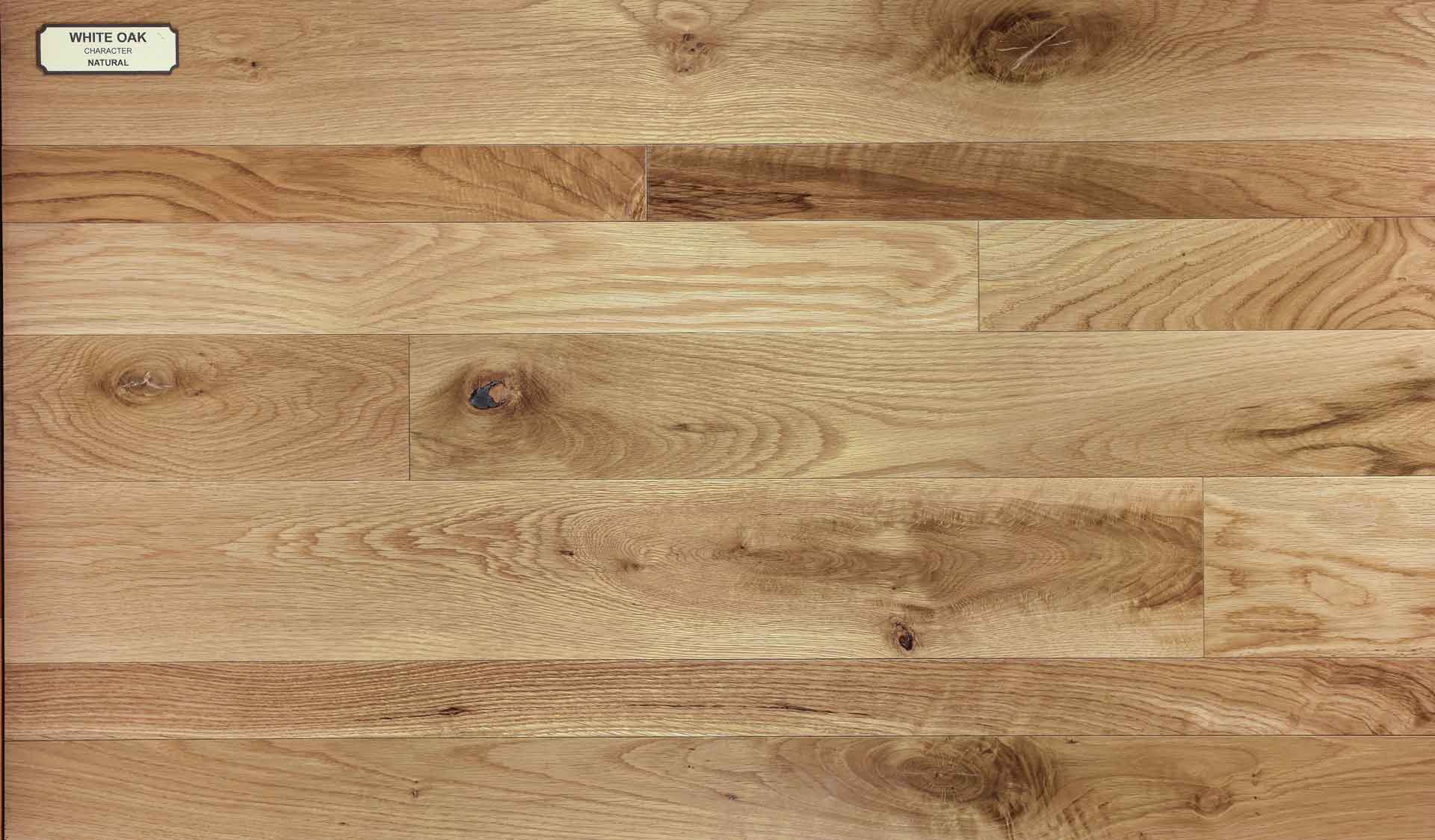 Character White Oak Prefinished Hardwood Natural 3/4"x 31/4" Panel