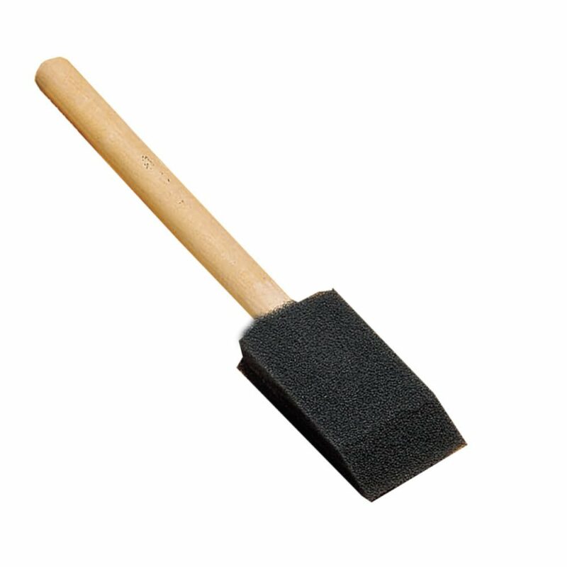 1 inch poly foam brush 0500