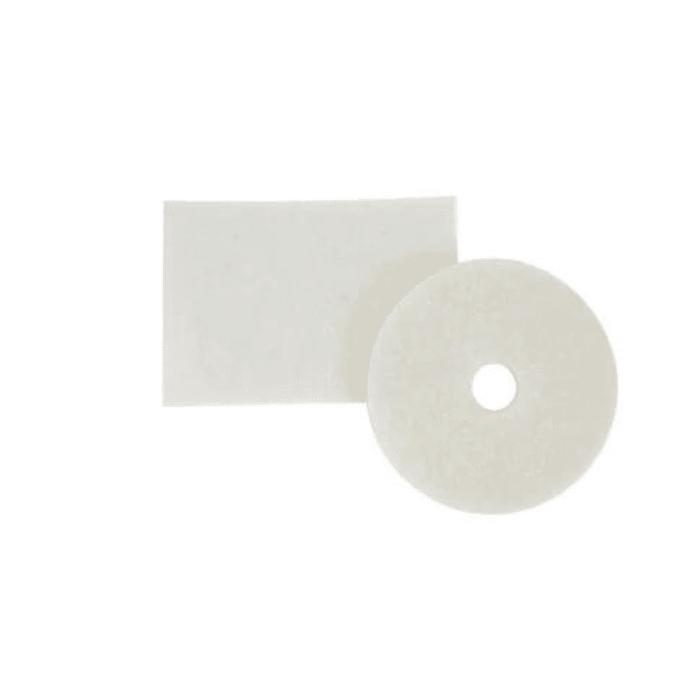 3M White Super Polish Pads - 11 Inch Commercial Floor Polishing Pads (5-Pack)