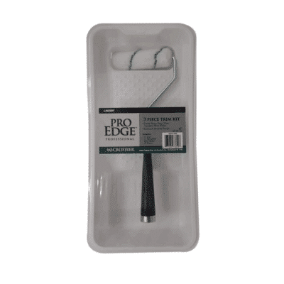 Linzer Pro Edge Disposable Microfiber Trim Roller & Tray Set - 4"