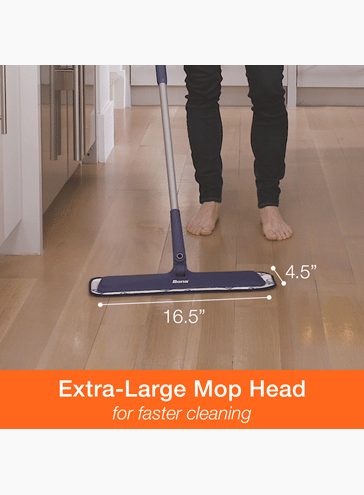 Bona Premium Pet Microfiber Mop for Multi-Surface Floors with Washable  Sweeping Pad