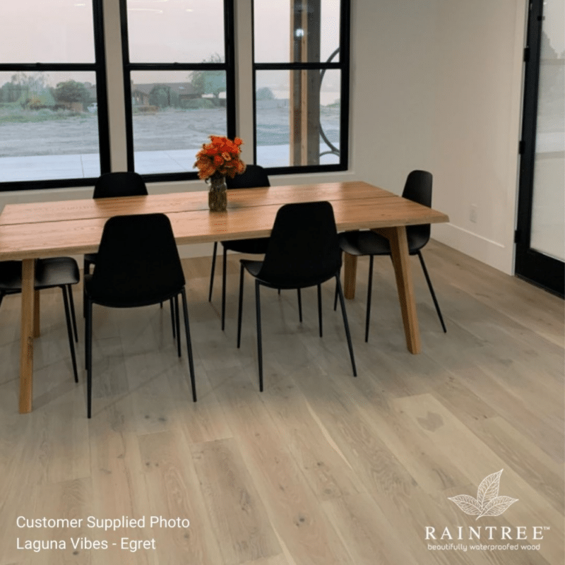 Raintree Laguna Vibes White Oak - Egret R8W0101 - Waterproof Hardwood 7.2mm x 7.4" - Image 4