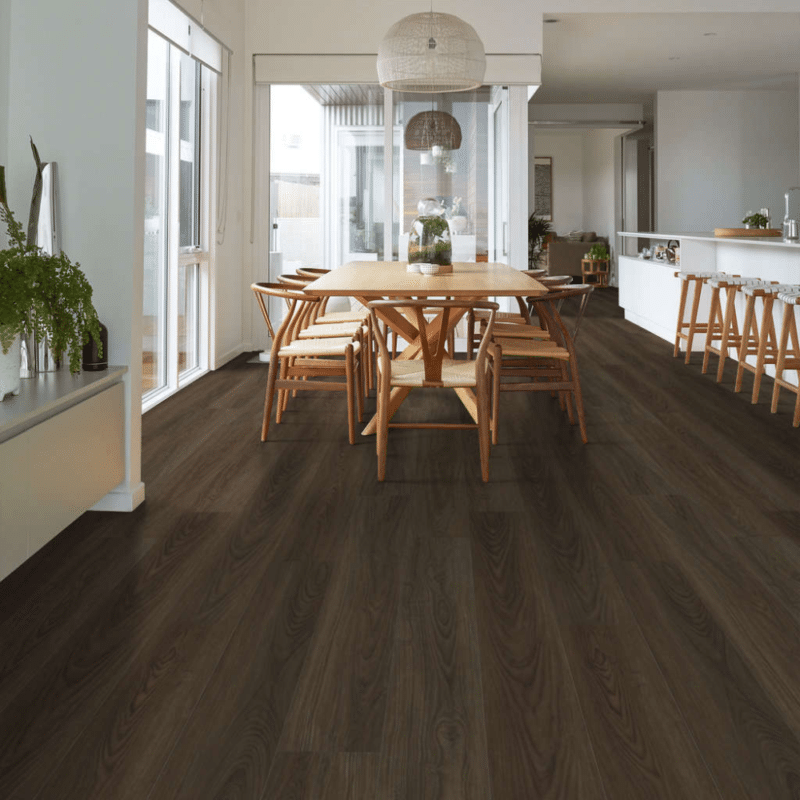 Shaw Titan HD Plus Platinum - Vintage Leather 3302V-07077 - Luxury Vinyl Plank 12mm x 9"
