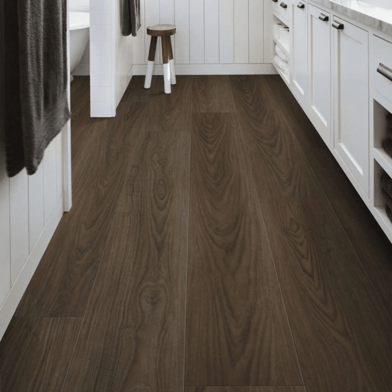 Shaw Titan HD Plus Platinum - Vintage Leather 3302V-07077 - Luxury Vinyl Plank 12mm x 9"