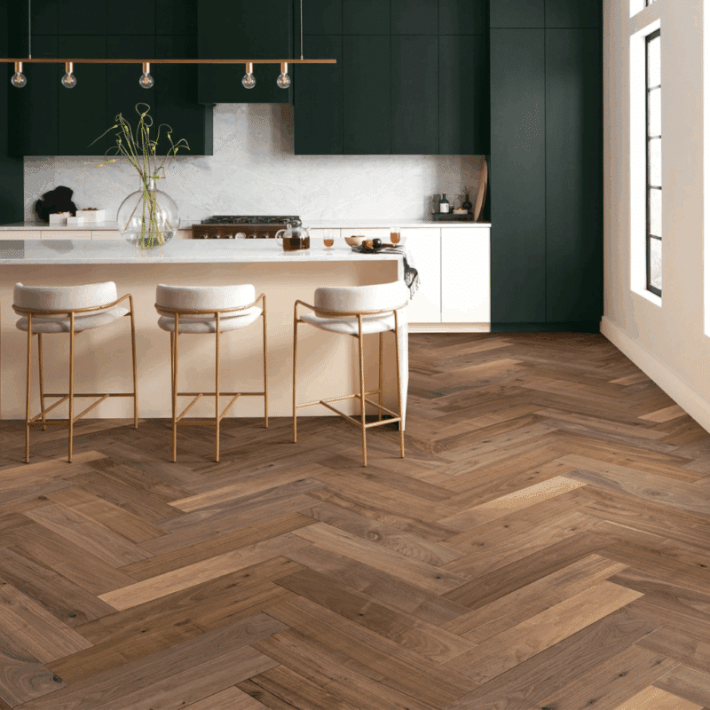 Anderson Tuftex Revival Herringbone Walnut Era
