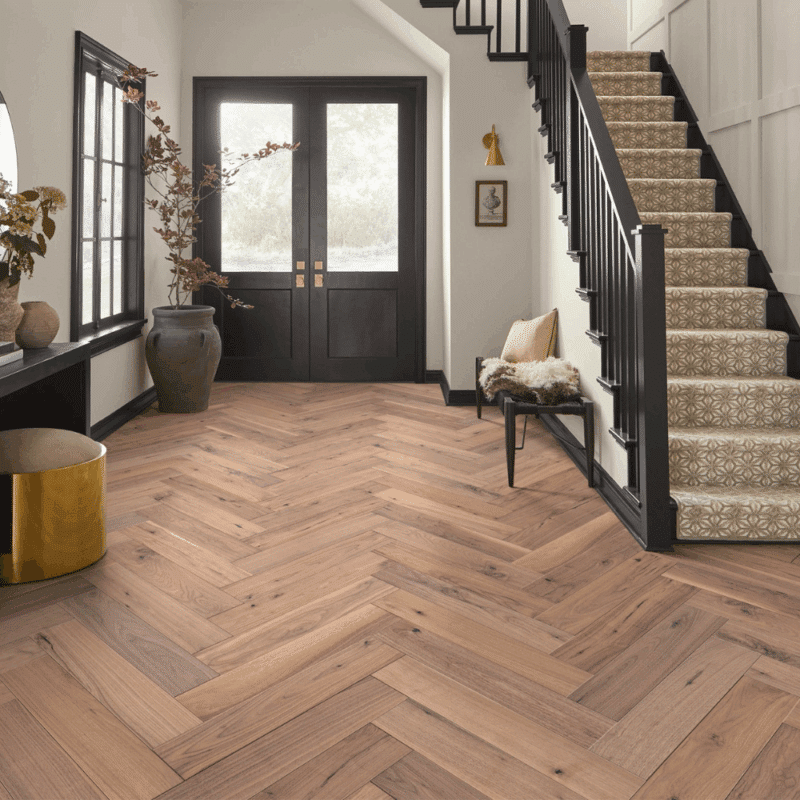 Anderson Tuftex Revival Herringbone Walnut Sirocca