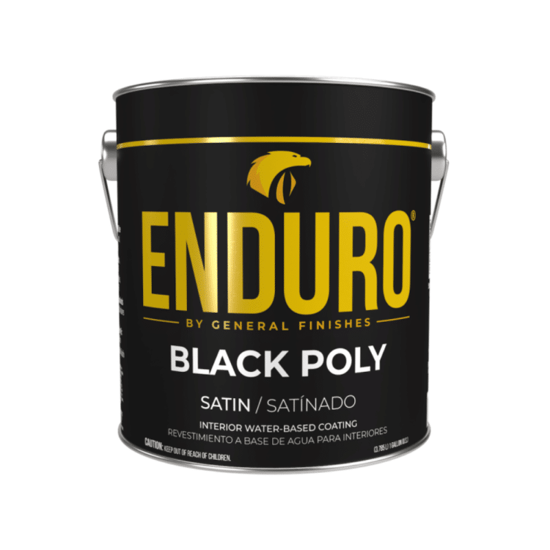 general finishes water-based black poly