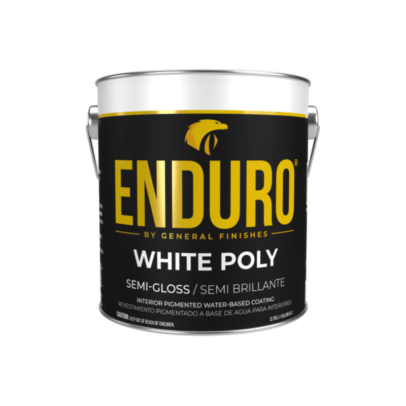 general finishes water-based enduro white poly
