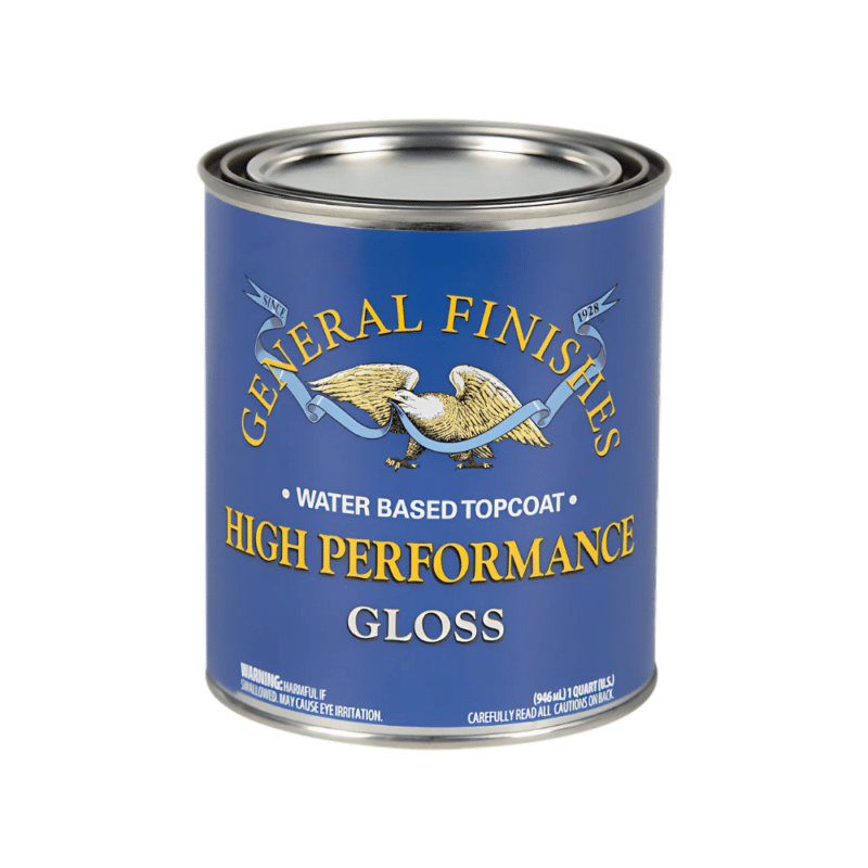 general finishes water-based high performance gloss topcoat