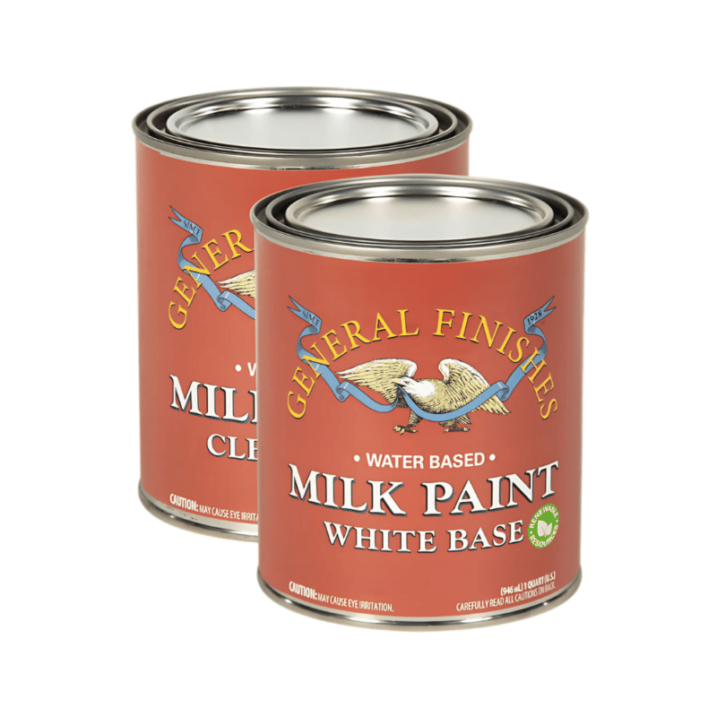 general finishes water-based milk paint white base