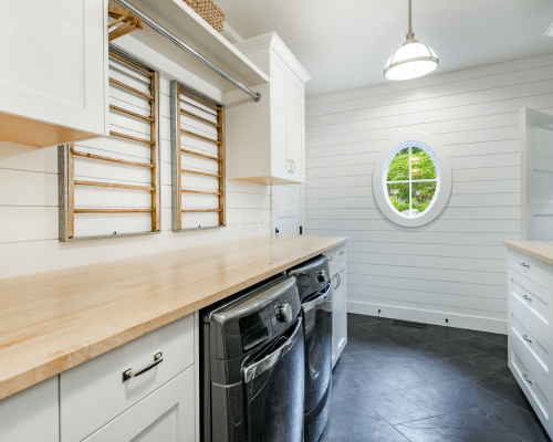 stone laundry room