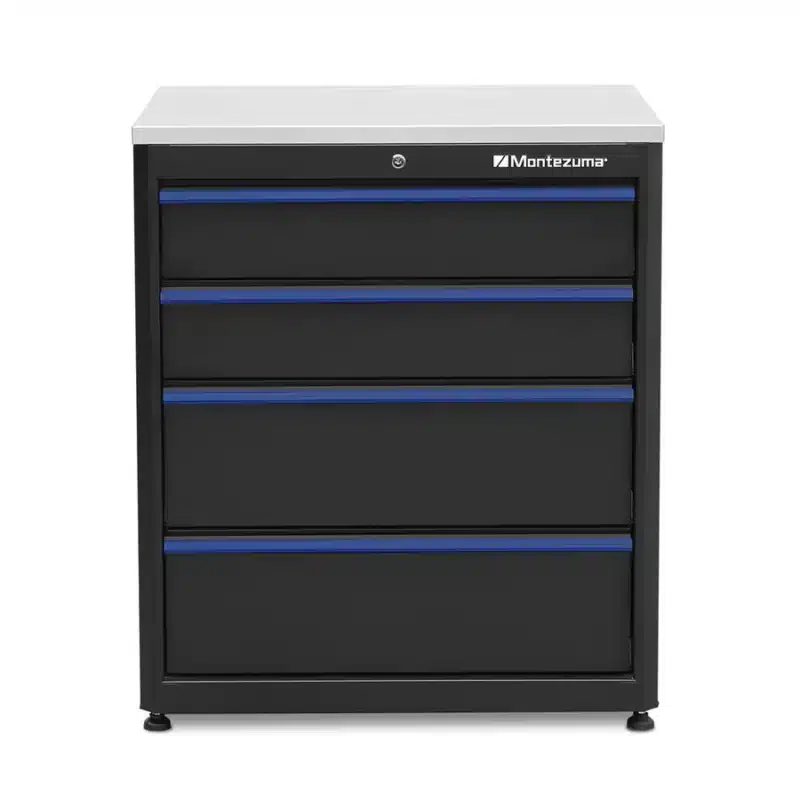 Montezuma-4-Drawer-Base-Cabinet-with-Stainless-Steel-Worktop - Image 9