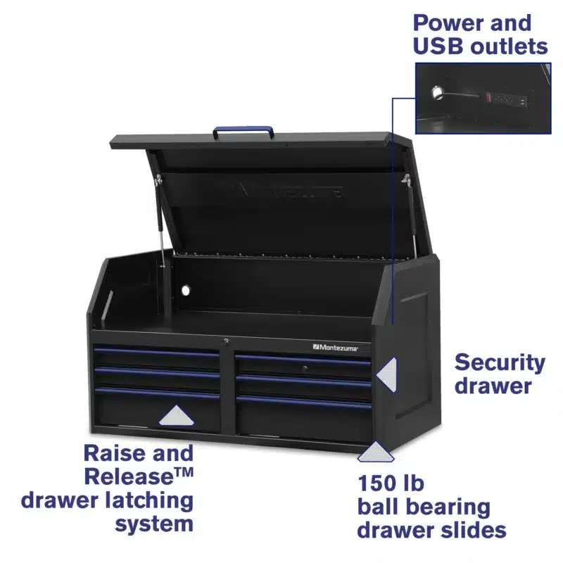 Montezuma 46 X 24 IN. 6-DRAWER TOOL CHEST