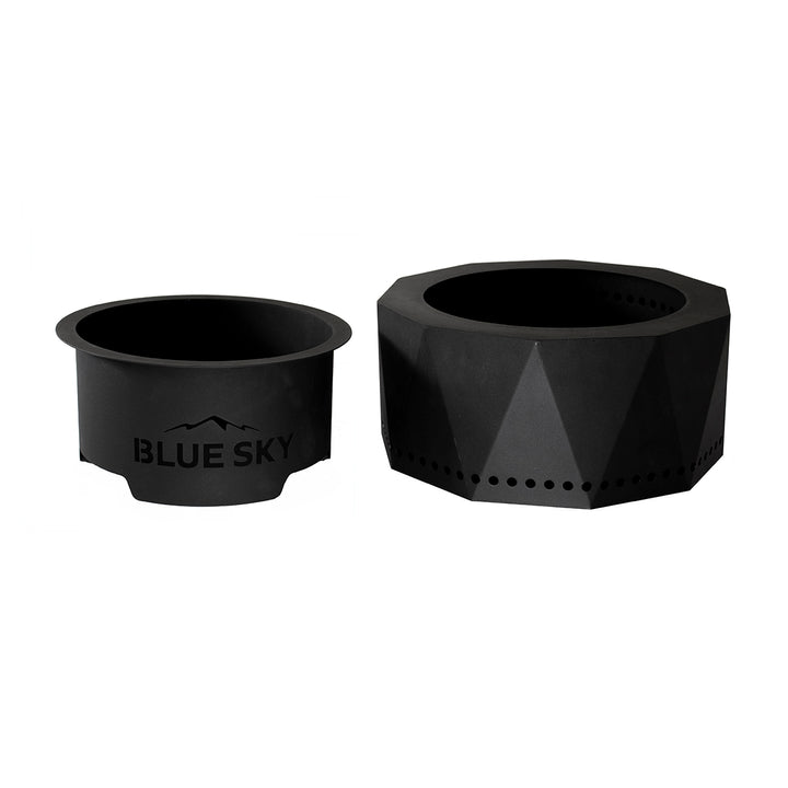 Blue Sky The Ridge Smokeless Portable Fire Pit Panel Town & Floors