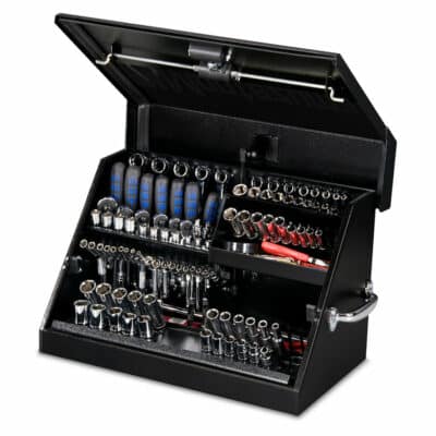Montezuma 23" x 18" Triangle Toolbox (steel, black)