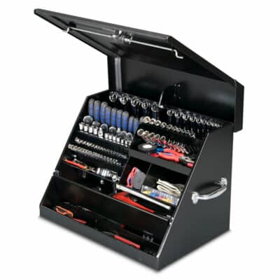 Montezuma 26" x 18" Triangle Toolbox (steel, black)