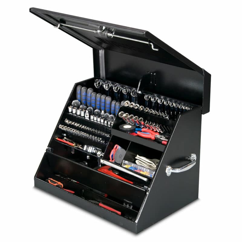 Montezuma 26" x 18" Triangle Toolbox (steel, black)