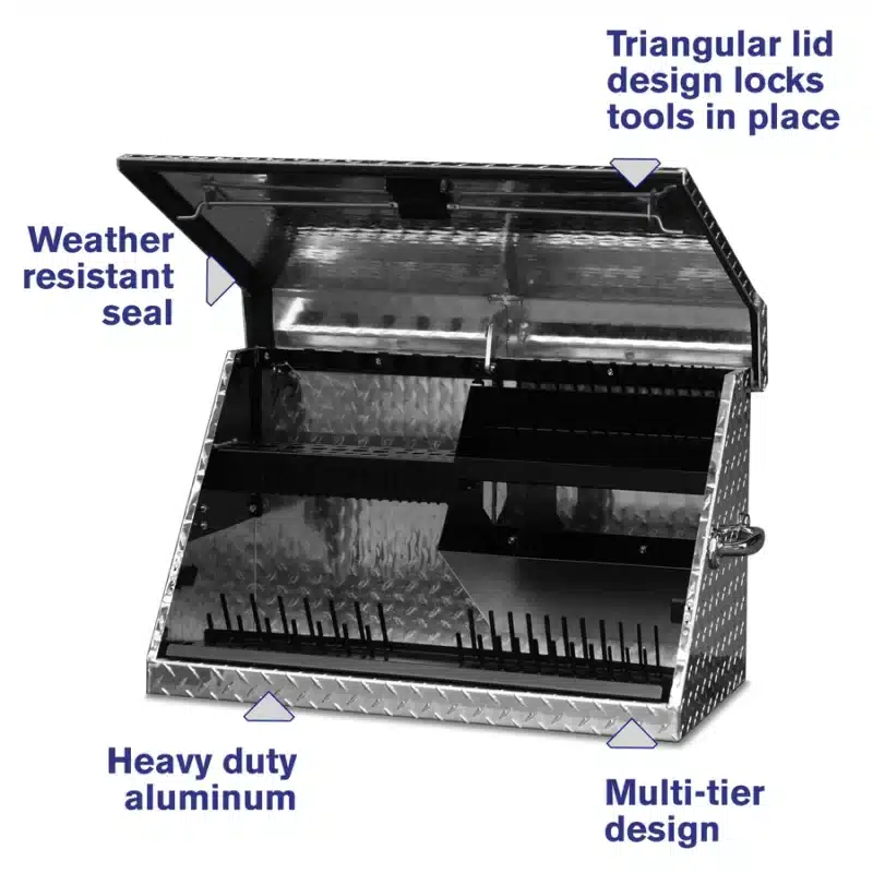 Montezuma 30” x 15” Aluminum Triangle Toolbox
