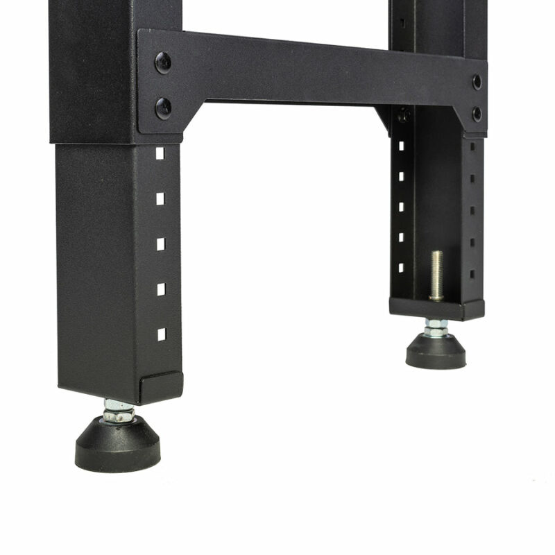 Montezuma 6 Ft. Adjustable Height Steel Workbench With Solid Wood Work Top