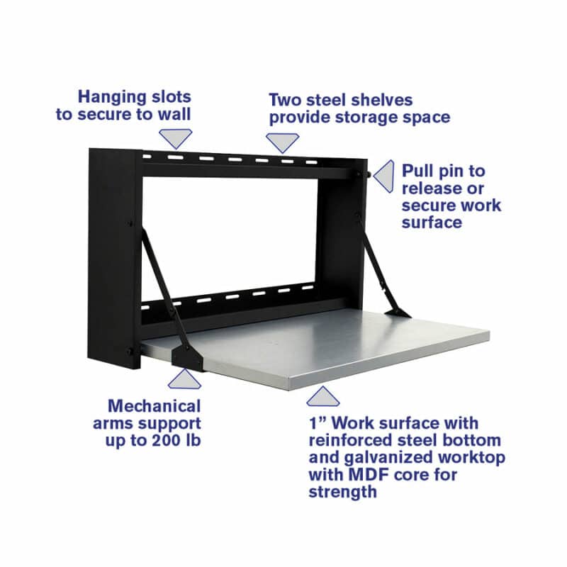 Montezuma Fold Down Workstation