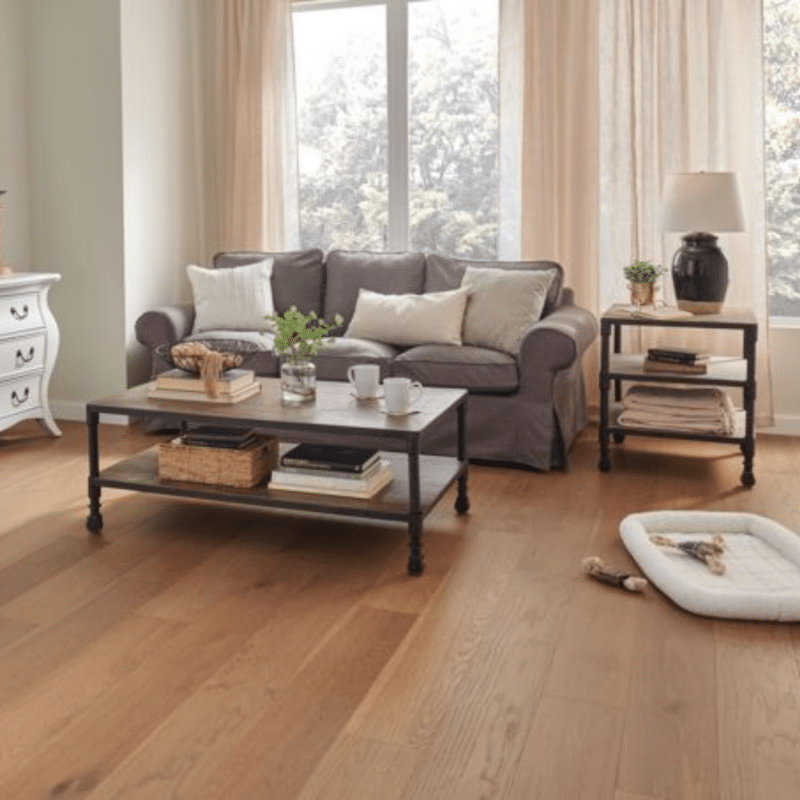 field and forest White oak robbins armorwood engineered hardwood flooring 7-1/2”