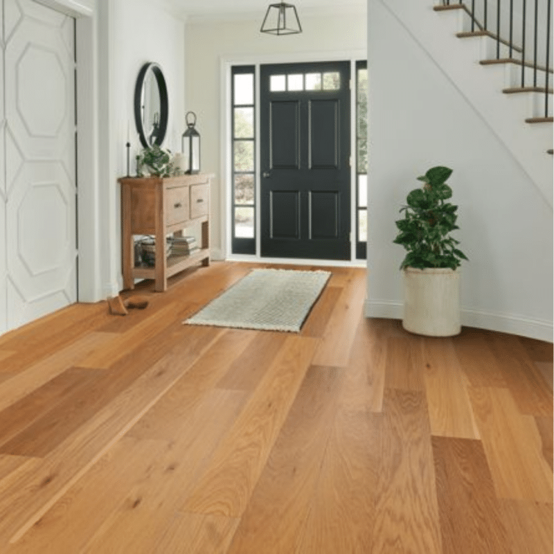 natural white oak robbins armorwood engineered hardwood flooring 7-1/2”