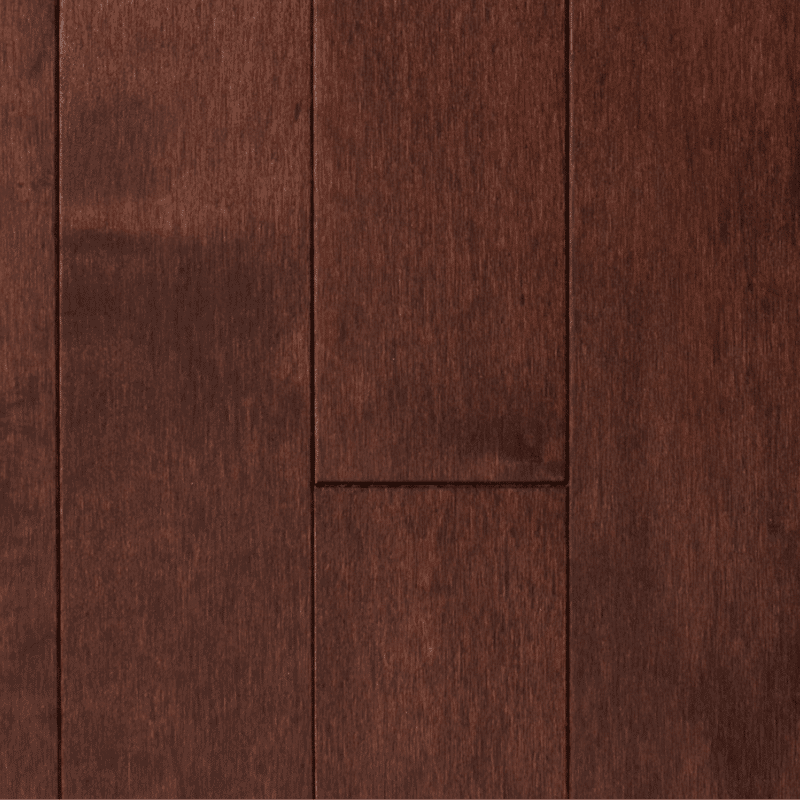 Mullican Muirfield Maple - Bordeaux 15558 - Solid Hardwood 3/4" x 3"