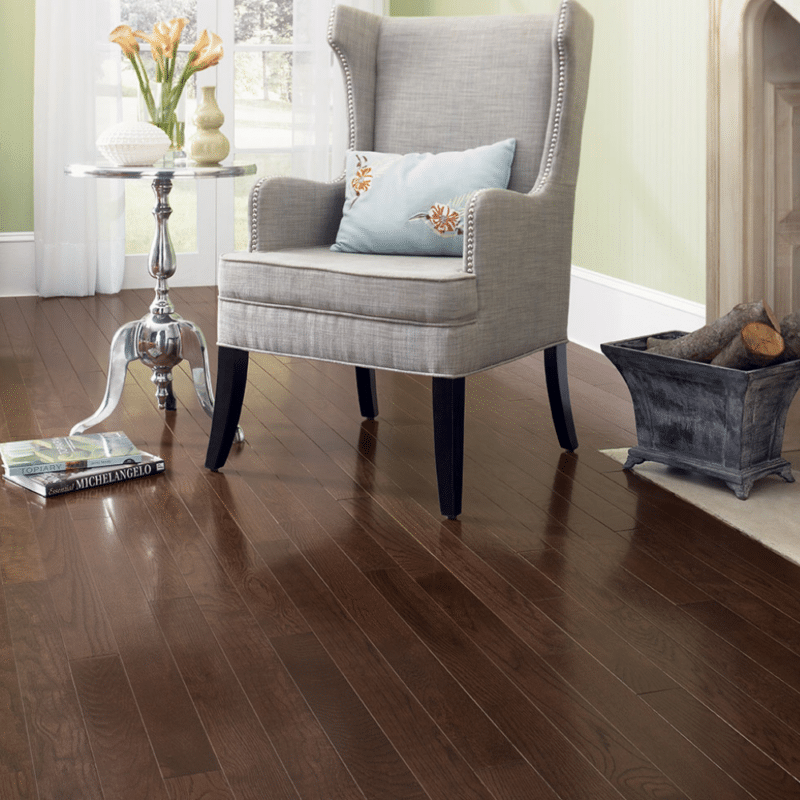 Mullican St. Andrews White Oak - Dark Chocolate 15418 - Solid Hardwood 3/4" x 2-1/4" - Image 2