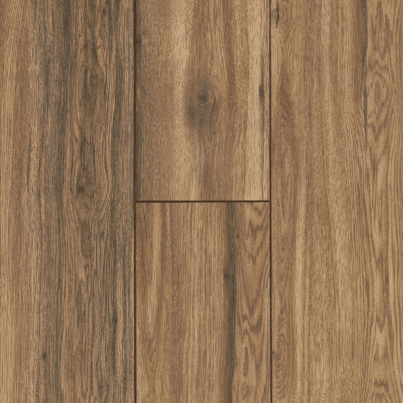Robbins Established Style Discerning Brown Hickory Laminate Flooring