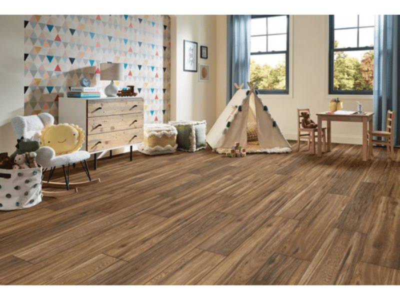Robbins Established Style - Discerning Brown Hickory DNL247OVL - Laminate 12mm x 8.03" - Image 2