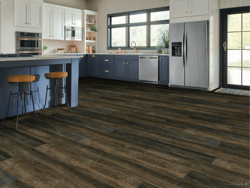 robbins established style shady location maple laminate in the kitchen