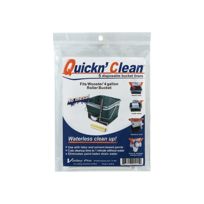 Wooster Quickn' Clean Bucket Liner - 4 Gal. for a 4 gallon square bucket