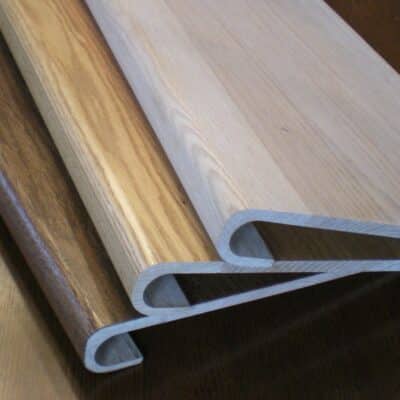 Variations of the StareCasing rounded profile StareTread stair treads