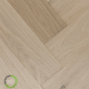 The Castillian Premier Herringbone collection, White Oak Natural floor, finely selected from Vietnam, is an artistically crafted example of engineered hardwood flooring.