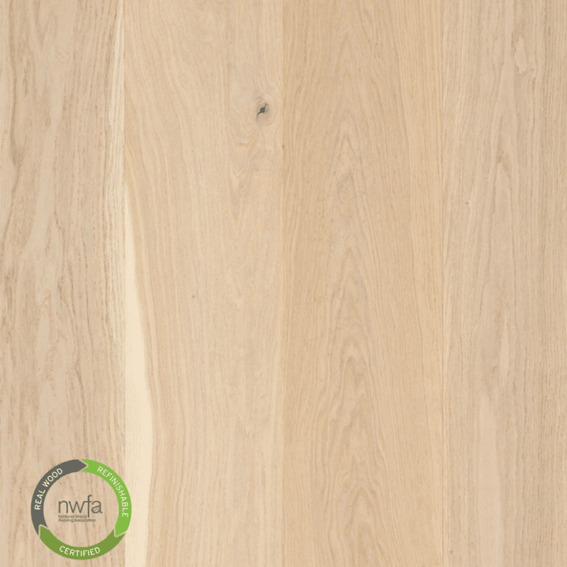 The Castillian Premier collection, White Oak Natural floor, finely selected from Vietnam, is an artistically crafted example of engineered hardwood flooring.