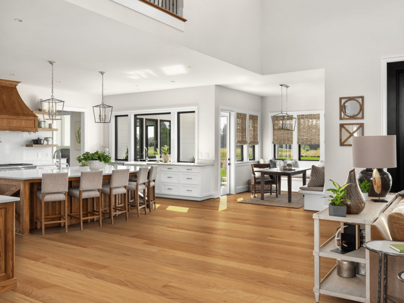 Mullican Newtown Plank Red Oak - Natural 19961 - Engineered Hardwood Flooring 1/2" x 5"